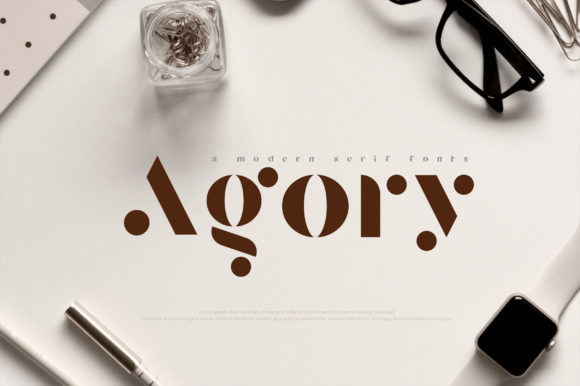 Agory: A Bold Display Font for Your Brand
