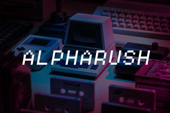 Alpharush: A Retro Display Font for Modern Web Design