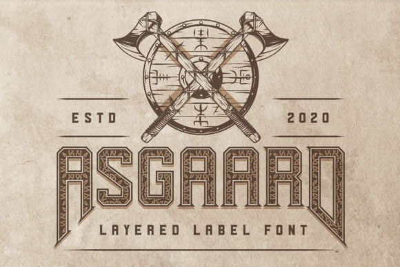 Asgaad: A Bold Display Font for Your Brand Identity