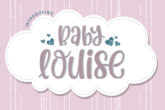 Baby Louise: A Quirky Display Font for Small Business Branding