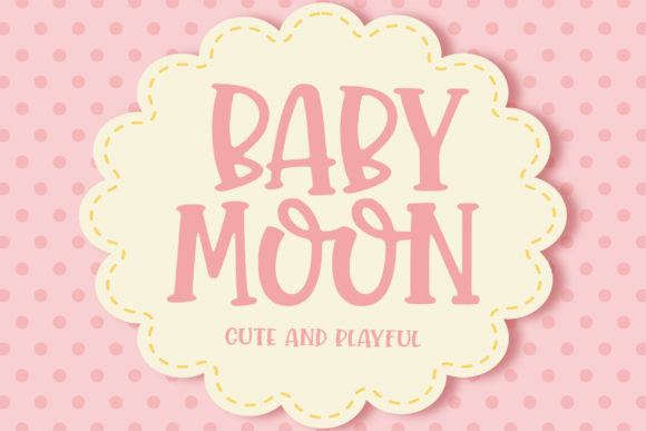 Baby Moon: A Bold Display Font for Creative Campaigns