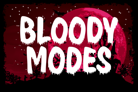 Bloody Modes: A Spooky Display Font for Web Design