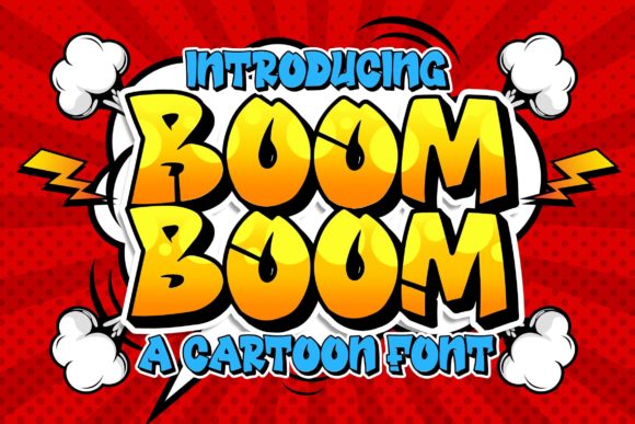 Boom Boom: A Chunky Display Font for Web Design