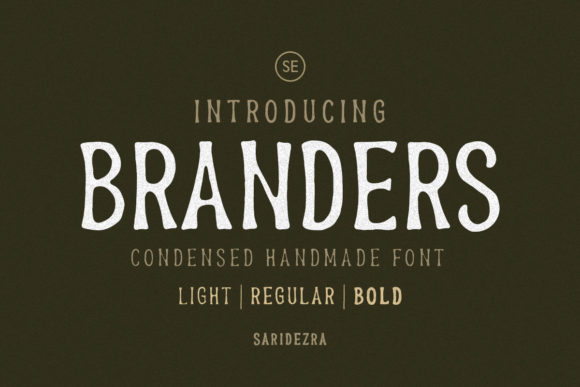 Branders: A Bold Display Font for Makers