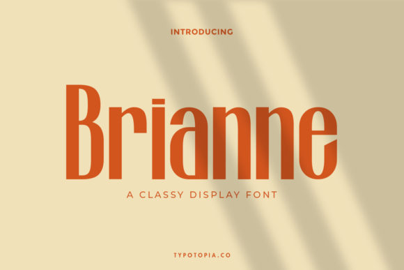 Brianne: A Bold Display Font for Makers