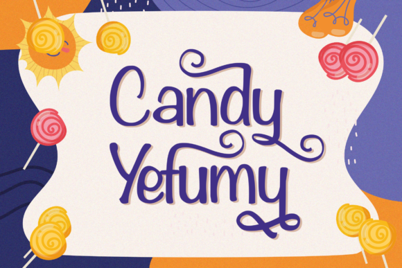 Candy Yefumy: A Playful Display Font for Editors