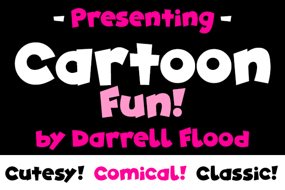Cartoon Fun: A Playful Display Font for Editorial Design