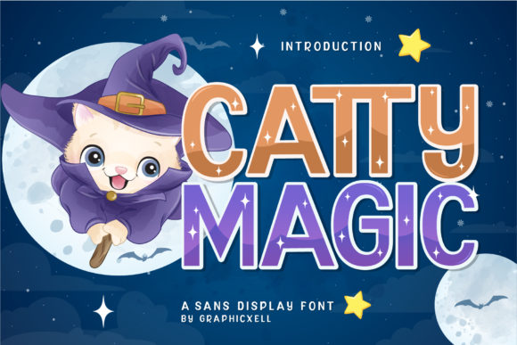 Catty Magic: A Friendly Display Font for Makers