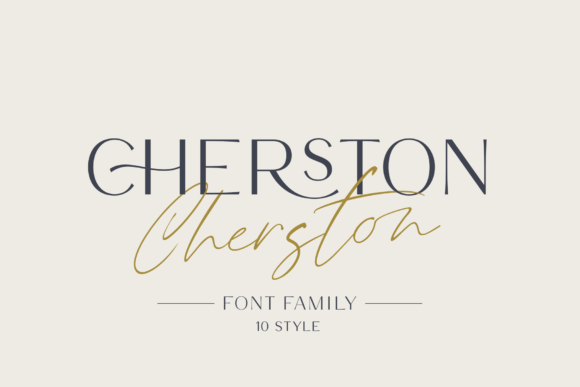 Cherston: A Premium Display Font for Marketers