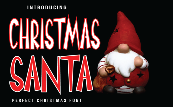 Christmas Santa Font: A Joyful Display Typeface Review