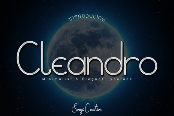 Cleandro: A Friendly Display Font for Small Business Branding