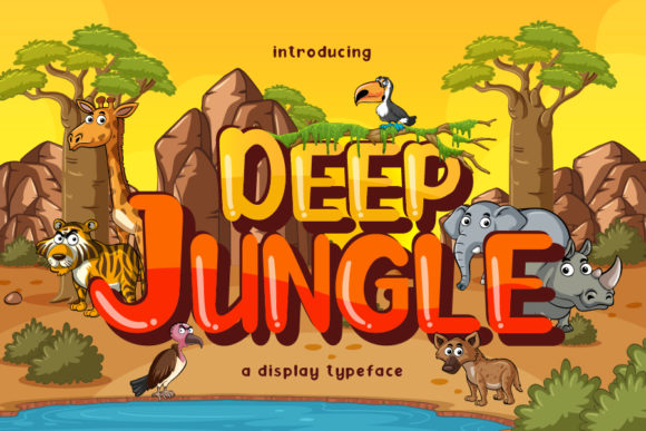 Deep Jungle: A Friendly Display Font for Your Brand
