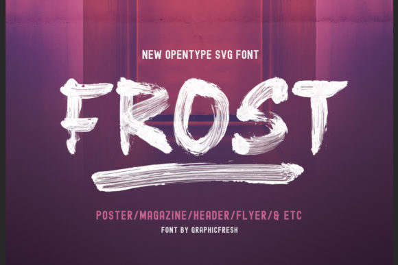 Frost: The Chunky Display Font for Bold Marketing