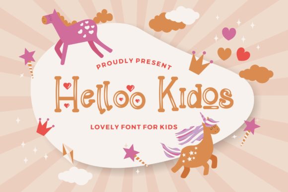Helloo Kidos: A Quirky Display Font for Web Design