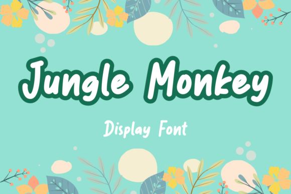 Jungle Monkey: A Friendly Display Font for Your Brand