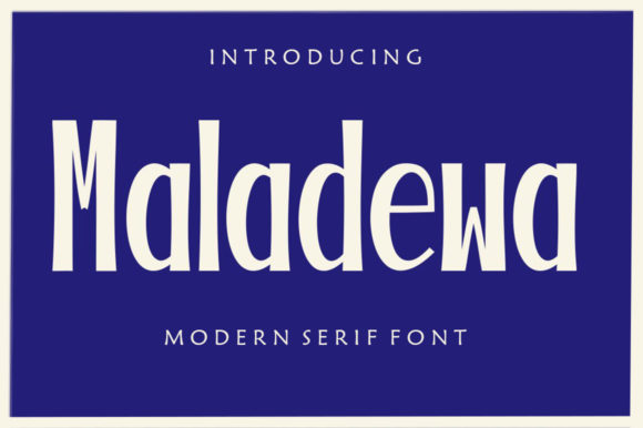 Maladewa: A Bold Display Font for Modern Web Design