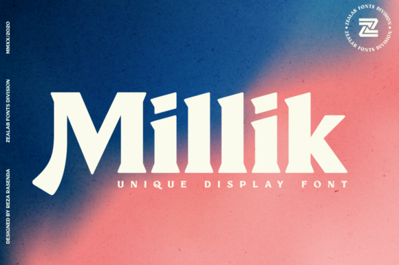 Millik: A Bold Display Font for Editorial Impact