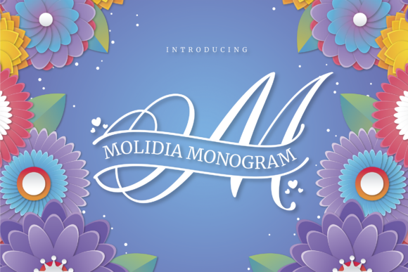 Molidia Monogram: A Premium Display Font for Web Design