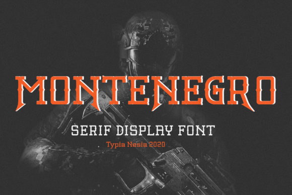 Montenegro: A Bold Display Font for Your Brand