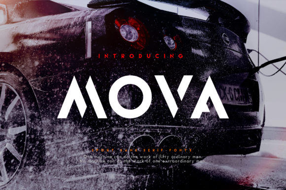 Mova: The Ultimate Display Font for Bold Campaigns