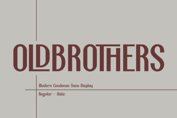 Old Brothers: The Bold Display Font for Campaigns