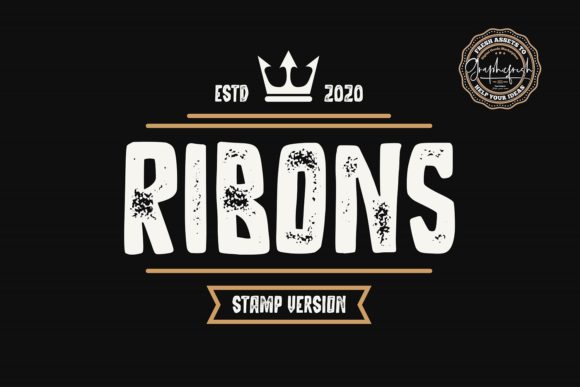 Ribons: A Bold Display Font for Editorial Impact