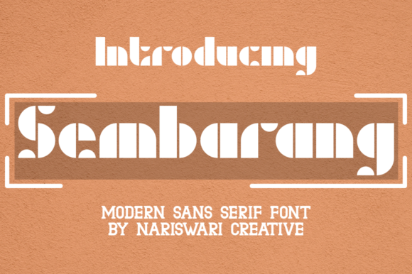 Sembarang: A Bold Display Font for Your Brand