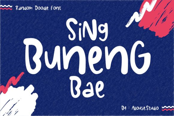 Sing Buneng Bae: A Playful Display Font for Campaigns